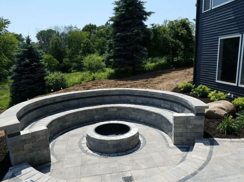 Outdoor fire pit ideas for inspiration Patio Builders and contractor in MI