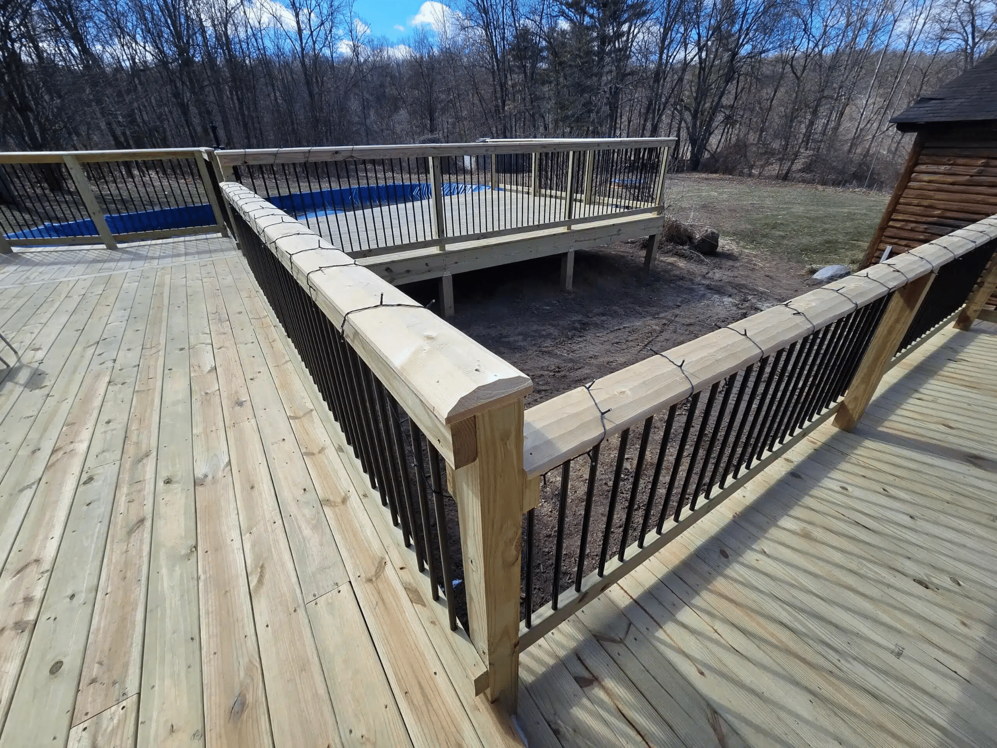 How-Long-do-Wood-Decks-Last - Pressure treated wood decks contractors near me